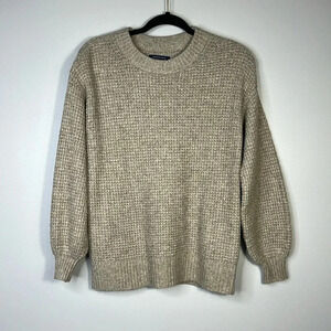 American Eagle Beige Oversized Knit Sweater - XS - EUC
